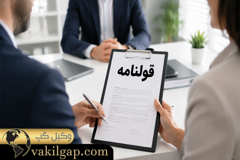 قرارداد رسمی ملک 